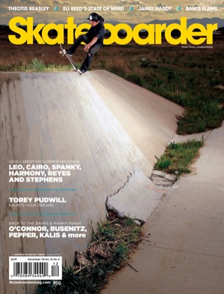 covers - Skateboarder, December 2008