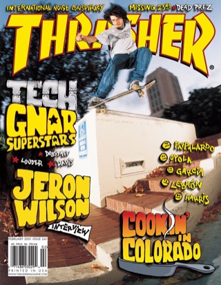 Thrasher, February 2001