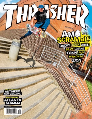covers - Thrasher, August 2017