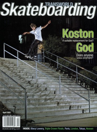 covers - Transworld, April 2001
