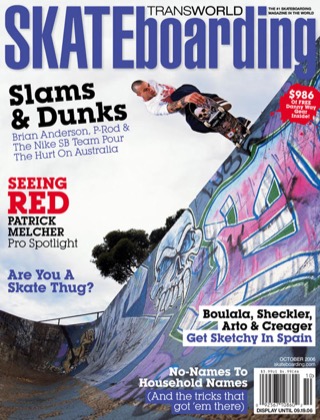 covers - Transworld, October 2006
