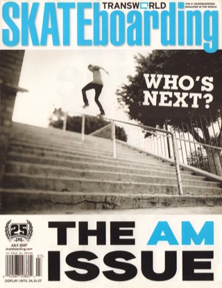 covers - Transworld, July 2007