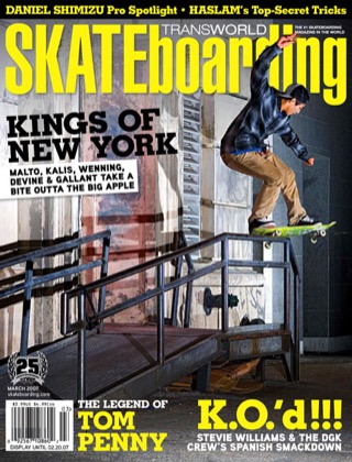 covers - Transworld, March 2007