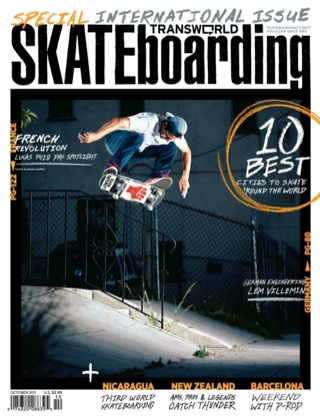 covers - Transworld, October 2011