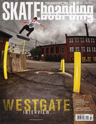 covers - Transworld, October 2012