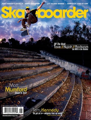 covers - Skateboarder, June 2007