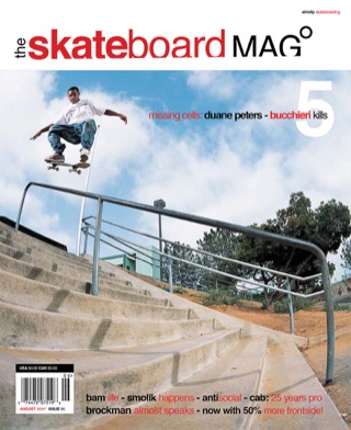 covers - The Skateboard Mag, August 2004