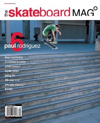 covers - The Skateboard Mag, September 2004