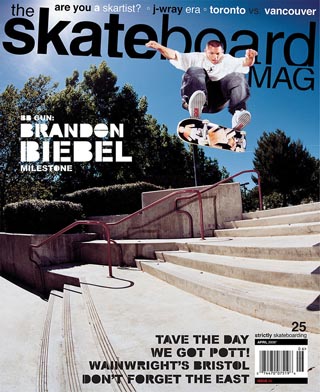 covers - The Skateboard Mag, April 2006