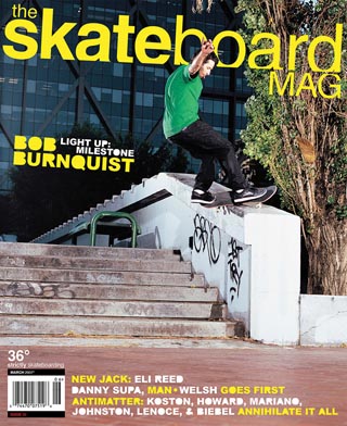 covers - The Skateboard Mag, March 2007