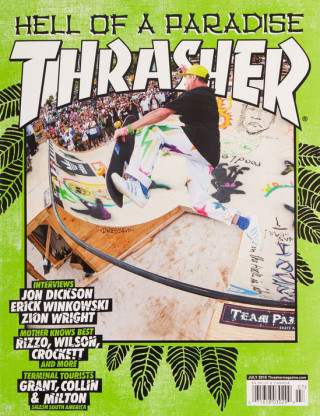 covers - Thrasher, July 2018