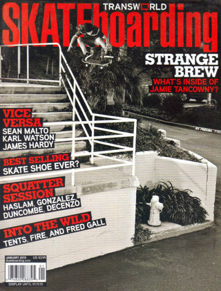 covers - Transworld, January 2010