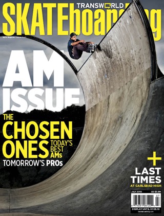 covers - Transworld, July 2010